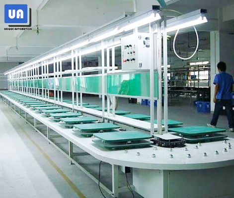 General SMT Production Line 750mm Height Nylon Chain Aluminium Profile Frame