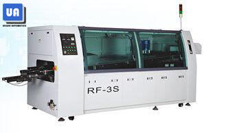 300mm PCB Lead Free Wave Soldering Machine 320kg Solder Pot RF-3S