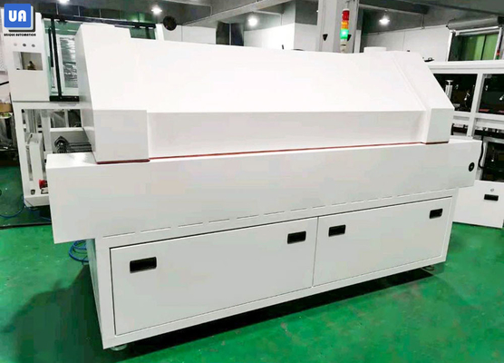 300mm Mesh SMT Reflow Oven PLC PID Lead Free 5 Heating Zones 4KW For Dip Line