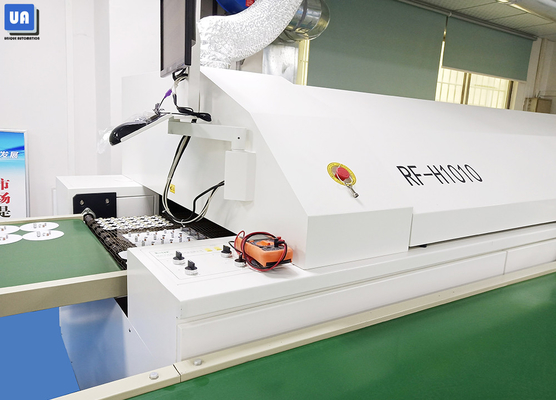 Hot Air SMT Reflow Oven 10 Heating Zone For DIP Production Line