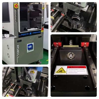 CO2 50mm*50mm PCB Laser Etching Machine 6000mm/S Coaxial Visual R510