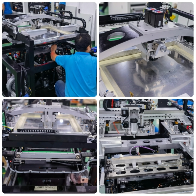 470×370mm Screen Solder Paste Printer A6 1000kg Arch Bridge Type