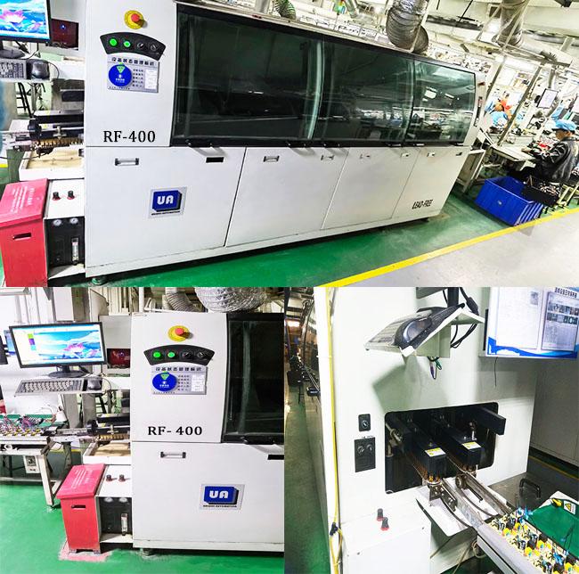 Rf400 Machine RF-400B Lead Free Wave Soldering Machine 1700kg 4200*1450*1700