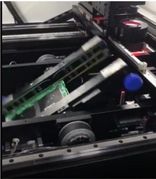 CO2 50mm*50mm PCB Laser Etching Machine 6000mm/S Coaxial Visual R510